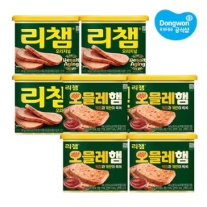 리챔 오리지널 340g 4개 + 리챔 오믈레햄 340g 4개