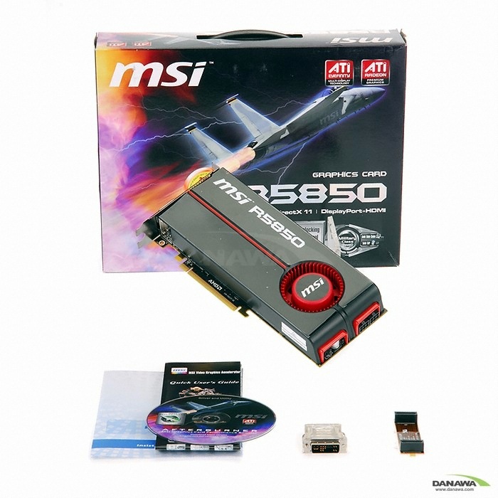 MSI 라데온 HD 5850 R5850-PM2D1G D5 1GB 대원_이미지