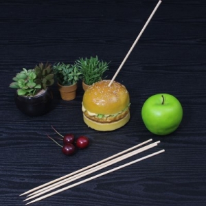 팩투유 대나무꼬지 탕후루꼬지 4.0mm 28cm / 6 000개 과일 산적 나무 꼬치_이미지