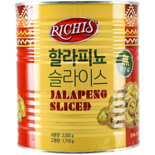 할라피뇨 슬라이스 3kg