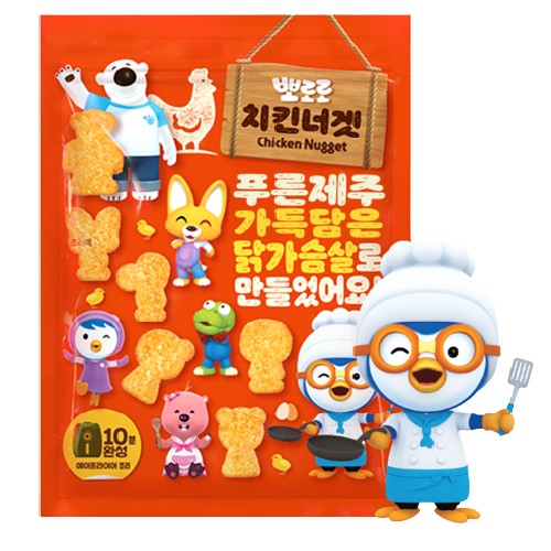 어니스트F&B 뽀로로 치킨너겟 500g (1개)_이미지