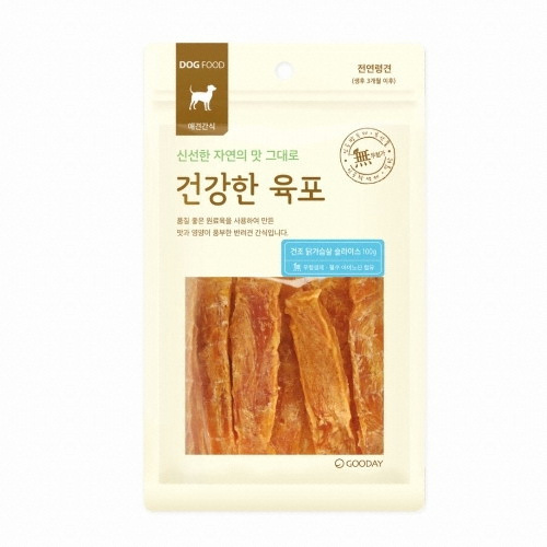 YRF CO.,LTD 건강한 육포 오리가슴살 소프트슬라이스 100g (4개)_이미지
