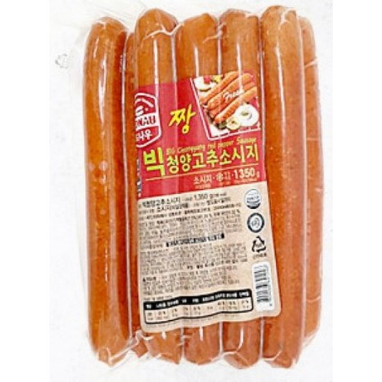 에스앤비푸드 도나우 빅 청양고추맛 소시지 1.35kg (1개)_이미지