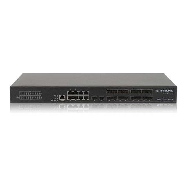 유비큐넷 STARLINK SL-G3218SFP-8TP 스위치허브