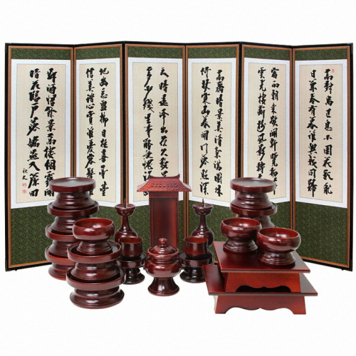 박씨상방 남원 오리목 실용제기 23P (+병풍(전통문양))_이미지