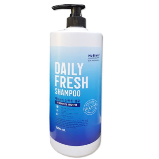 이마트 노브랜드 매일쓰는 산뜻한 샴푸 1500ml (1개)