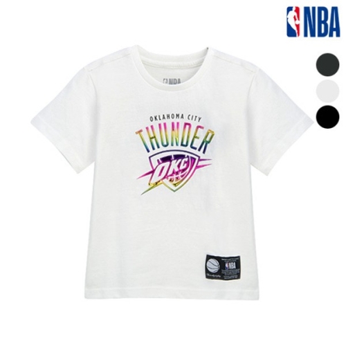 NBA키즈 오클라호마 시티 썬더 실리콘프린트 반팔 티셔츠 K192TS312P