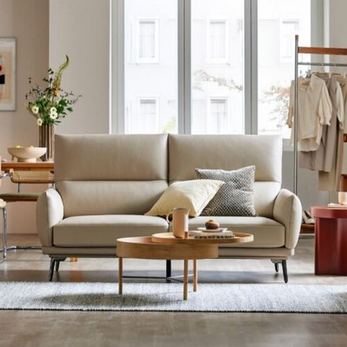 자코모 밀리 천연가죽 소파 2인용