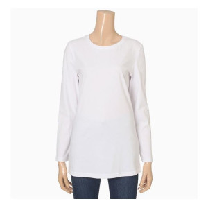 비지트인뉴욕 오가닉 기본 라운드 티셔츠 VX9LT90