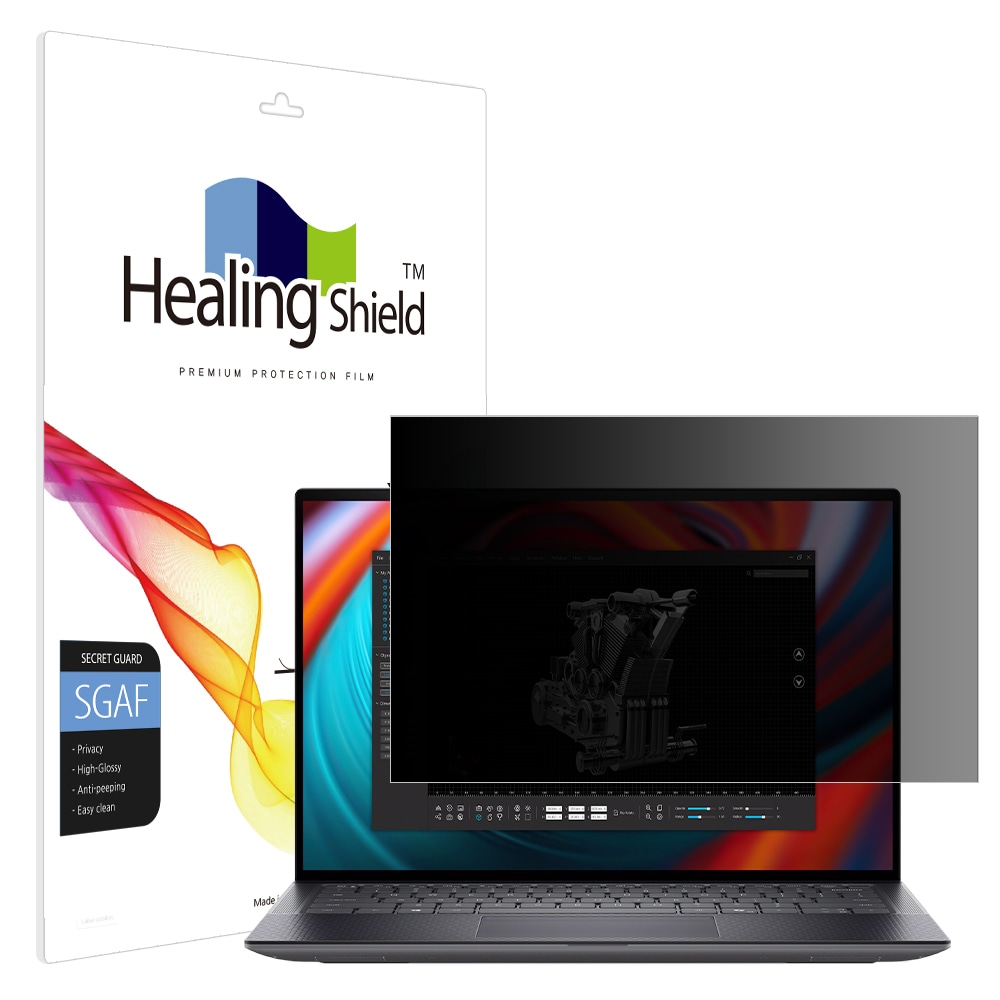 폰트리 힐링쉴드 델 프리시전 5490 프라이버시 고광택 사생활 보호필름_이미지