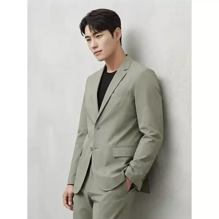  보스트로 나일론 혼방 스트레치 셋업 자켓-M6BB2111130B