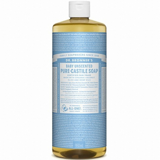 베이비 언센티드 퓨어 캐스틸 솝 950ml
