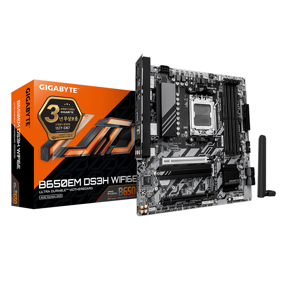 GIGABYTE B650EM DS3H WIFI6E 제이씨현_이미지