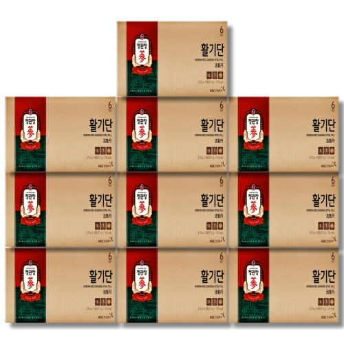 한국인삼공사 정관장 활기단 3.75g 10환 (10개)
