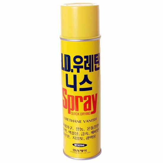 일신CNA H.D.우레탄 니스 스프레이 420ml (1개)_이미지