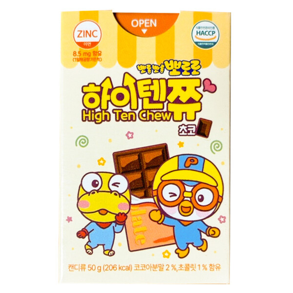 뽀로로 하이텐쮸 초코 50g