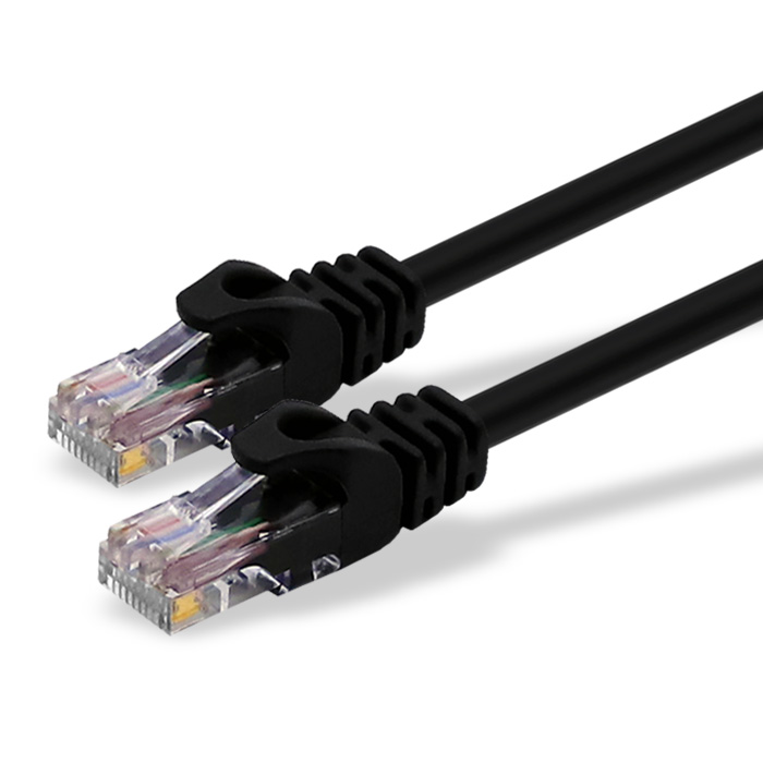 CABLEMATE CAT.6 UTP 다이렉트 블랙 랜케이블 (CM-LB05, 2m)