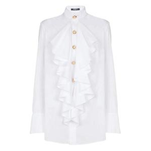 발망 러플 포플린 셔츠 FF1HR150CG22 T