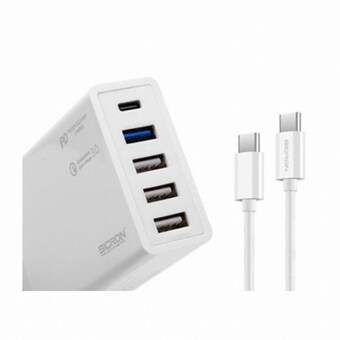SICRON PD 80W 5포트 <b>충전기</b> EN-898QPD