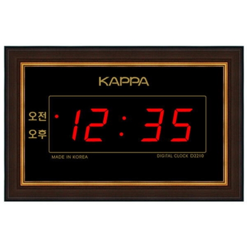 카파시계 카이저시계 카파 2210 중형 전자 디지털벽시계 전자벽시계