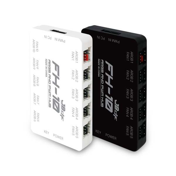 JBCNC FH-10 ARGB AND PWM HUB (블랙)