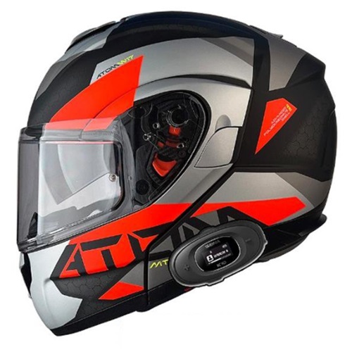 MT헬멧  아톰 SV W17 맷 레드