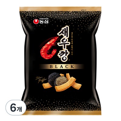 농심 새우깡 블랙 105g (6개)