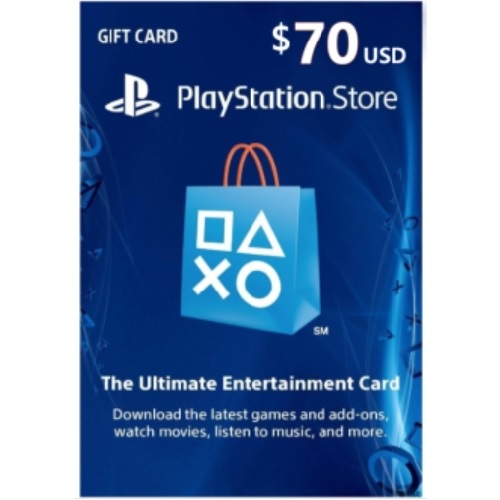 SIE PSN 플레이스테이션 스토어 카드 북미 (70달러)