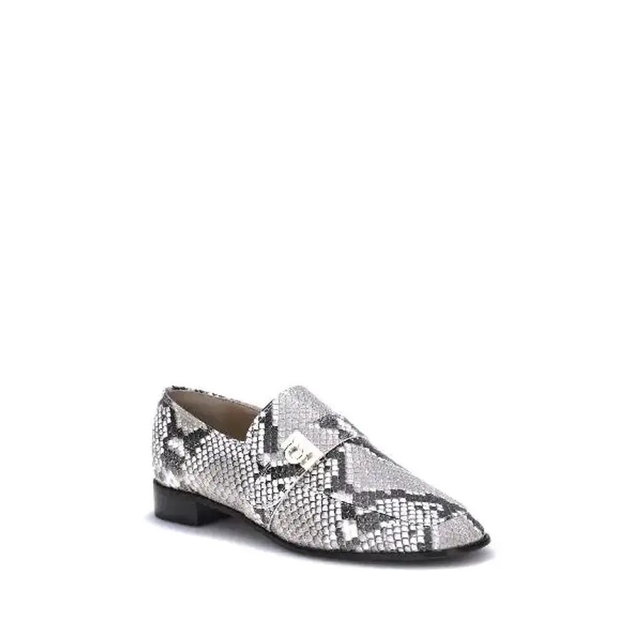 ����䷹��󰡸� ��󰡸� 787071_002 Python print leather Loafers