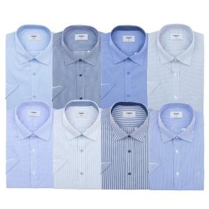 레노마 셔츠 슬림핏 반소매 셔츠5종_RZUSL0-046-GY