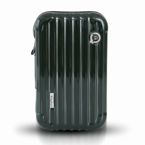 클렙튼 여행용 하드캐리어 파우치 (다크그린)_이미지