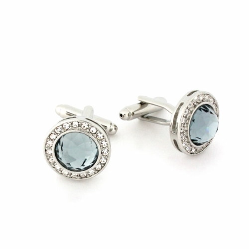 레디코 레디핏 레디핏  에메랄드 블루 커프스 버튼_RCF007