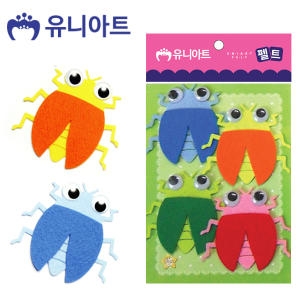 유니아트 펠트 매미 4pcs 85x80mm P0000CNE_이미지