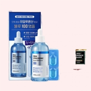 웰라쥬 리얼 히알루로닉 블루100 앰플 100ml (기획세트)