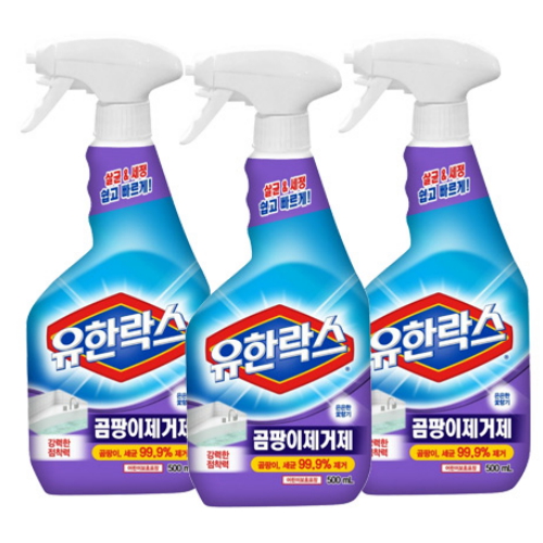유한락스 곰팡이제거제 500ml (3개)_이미지