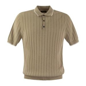 퓨어 크레이프 플랫 리브 코튼 반팔티셔츠 R59314F14 9173B 46B