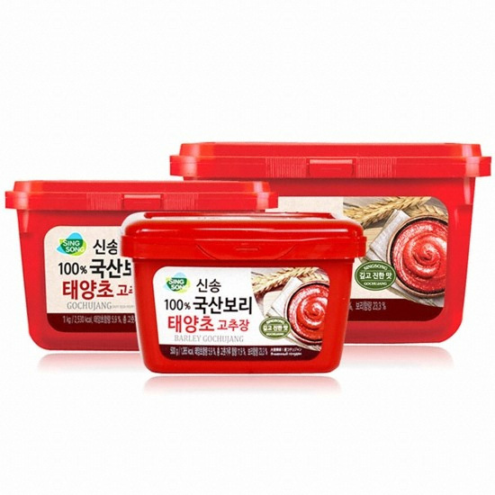 신송식품 100% 국산보리 태양초 고추장 1kg (1개)_이미지