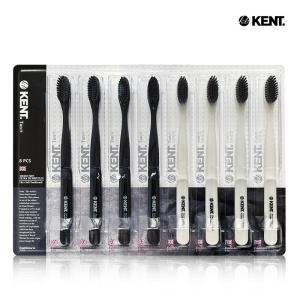 켄트 탄 참숯모 이중미세모 칫솔 (8개)_이미지