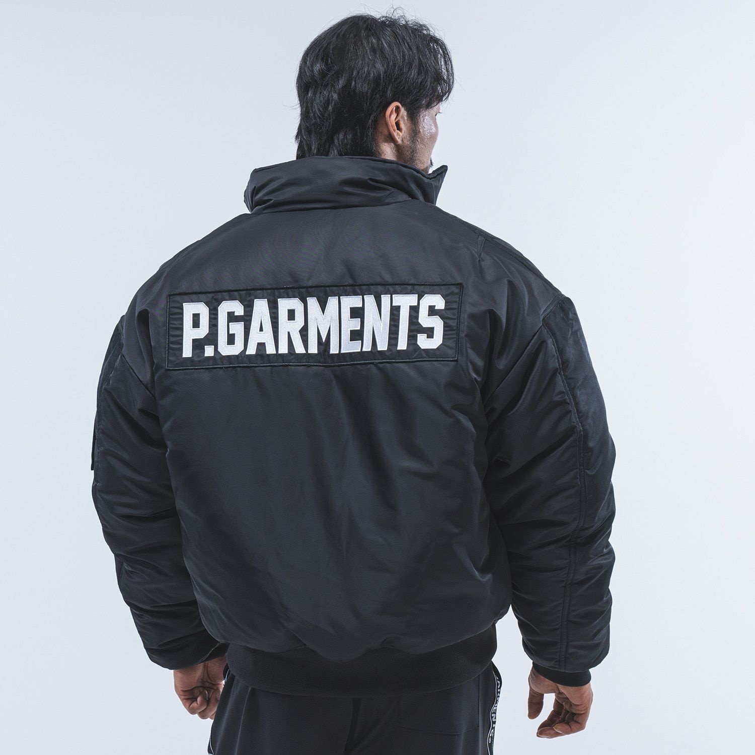 피지컬가먼츠 하프넥 항공 점퍼 패딩 P2460_이미지