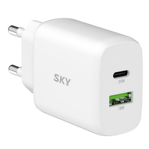 스카이랩 스카이 필 Q2N PD PPS 25W 2포트 충전기 SKY-Q2N [케이블미포함]