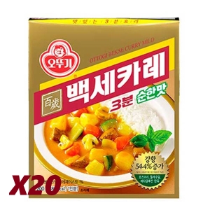 오뚜기 3분 백세카레 순한맛 200g (20개)
