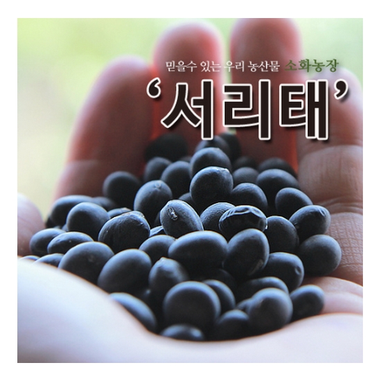 소화농장 서리태(속청) 1kg (1개)