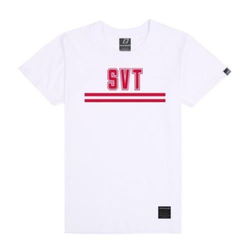 SEENTH SVT CONCEPT TEE WHITE RED 1617920A