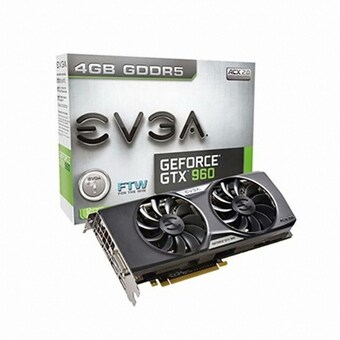 EVGA 지포스 <b>GTX960</b> 4GB FTW GAMING ACX 2.0+ (해외구매)