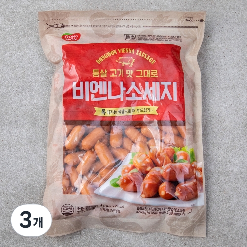 동원F&B 비엔나 소시지 1kg (3개)