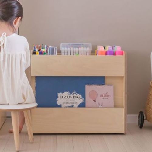 꼬메모이  로이 북웨건 A 이동식 수납 트롤리