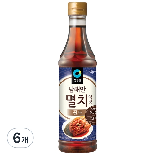 청정원 남해안 멸치 액젓 골드 1kg이미지입니다. 누르면 해당 게시물로 새창이동합니다.