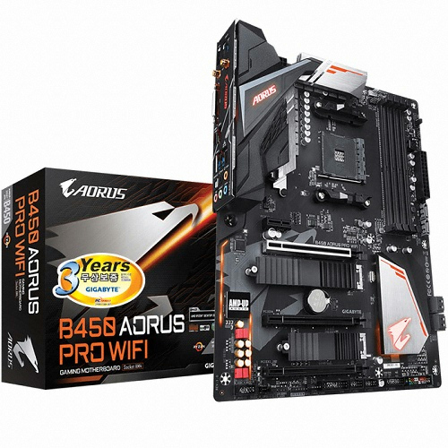 GIGABYTE B450 AORUS PRO WiFi 피씨디렉트_이미지