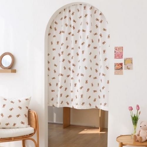 포홈 허니베어 가리개 커튼 (140x150cm)_이미지