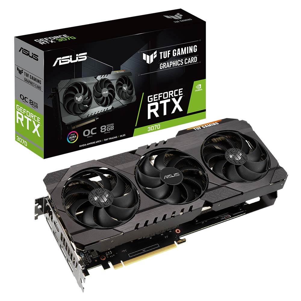 ASUS TUF Gaming 지포스 RTX 3070 O8G OC D6 8GB